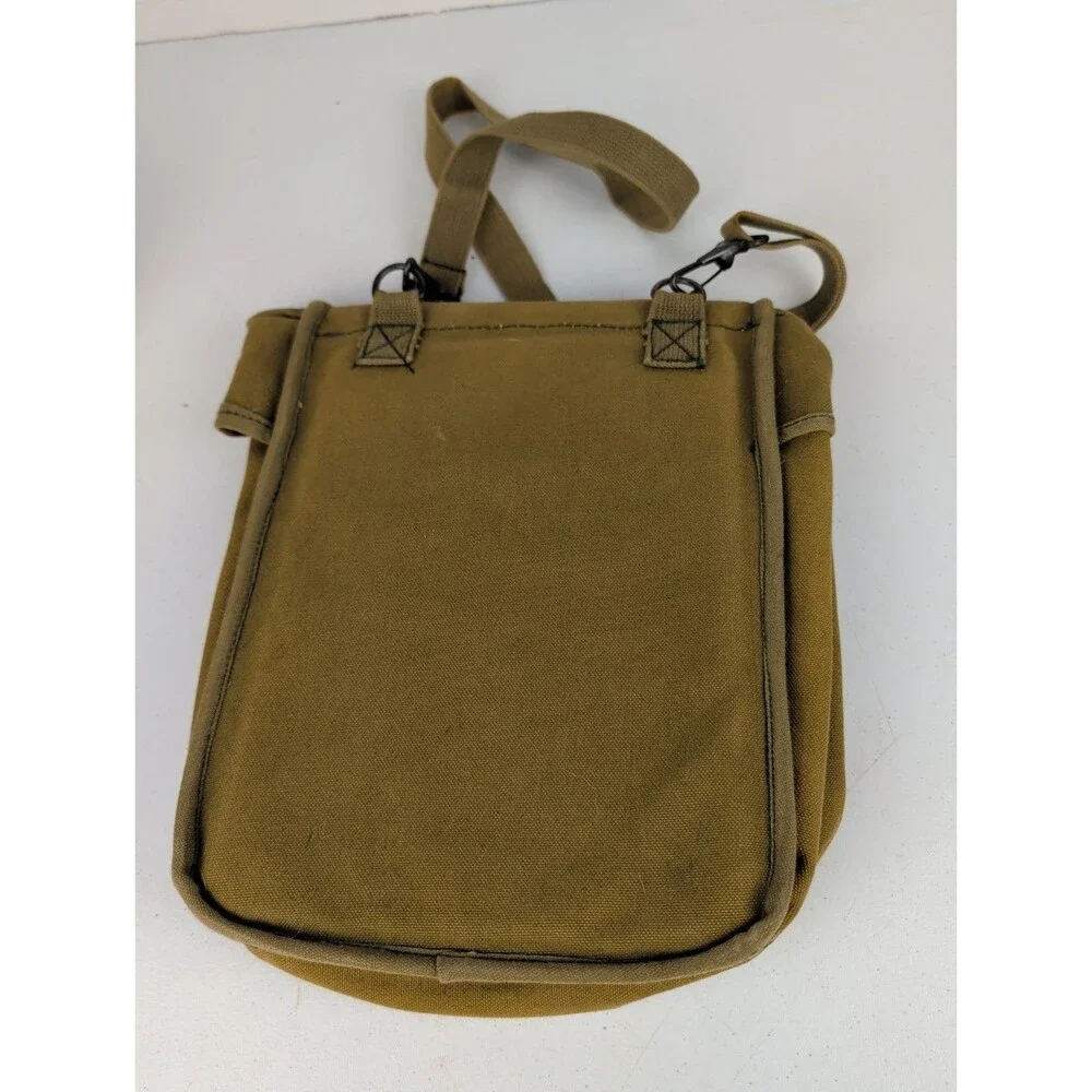 Reproduction Khaki Canvas WWII Map Carrying Case Good Condition